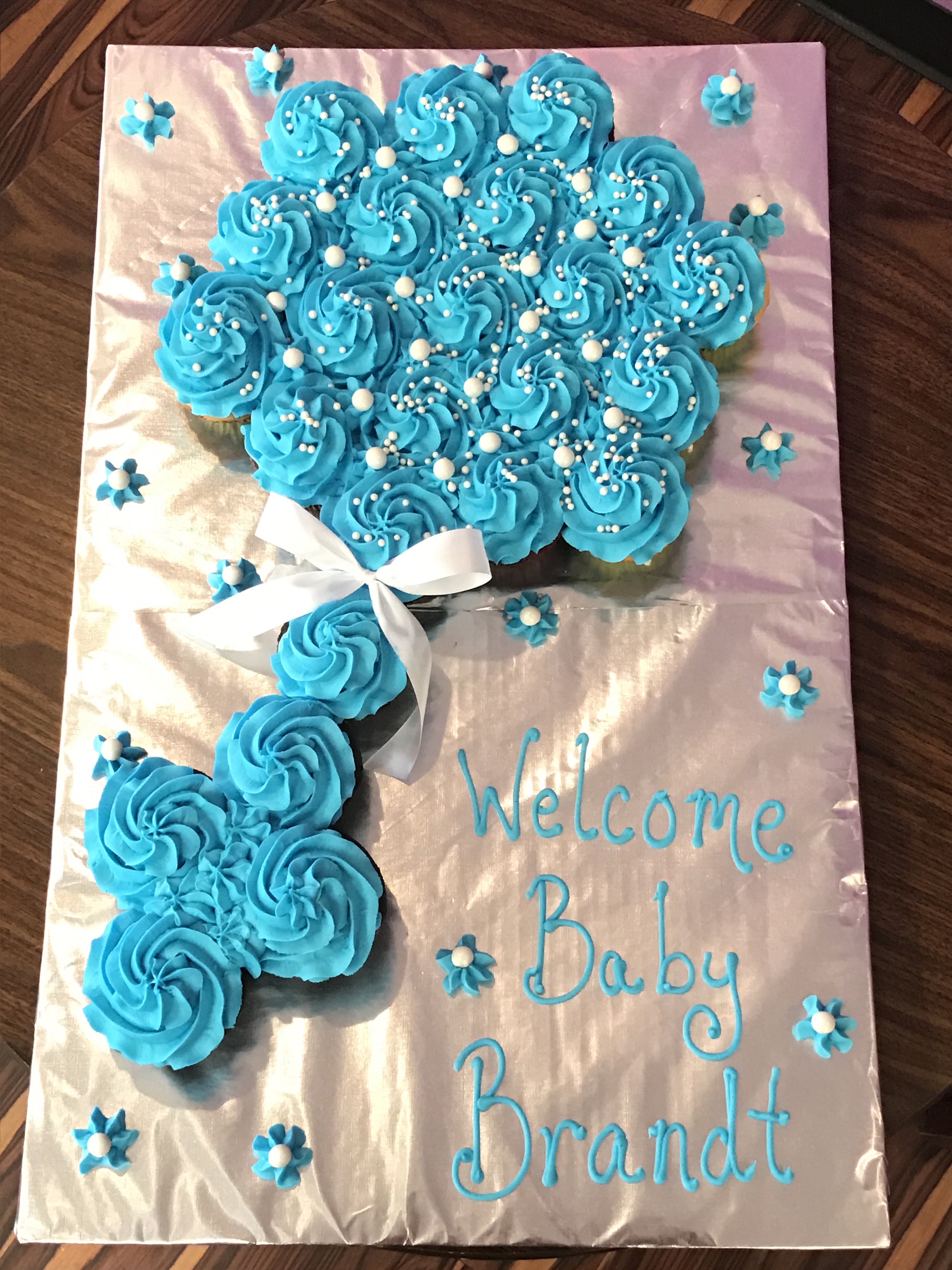 pull apart cupcakes baby shower